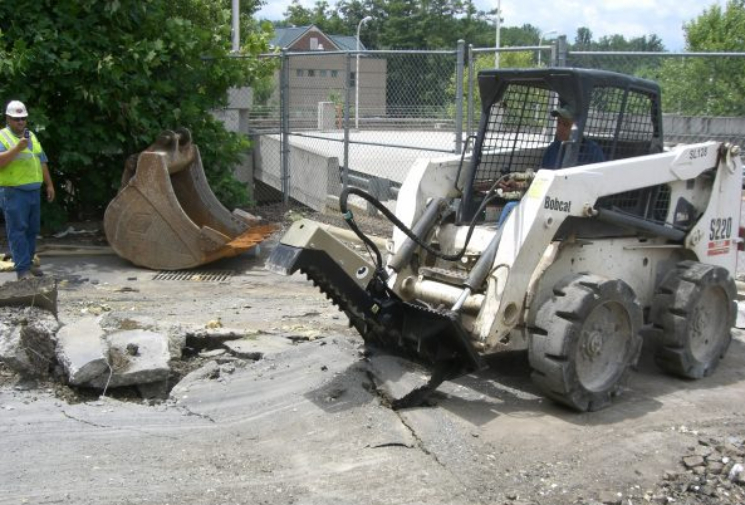The Mini Beak Skid Steer Attachment - Grapple Bucket Attachment