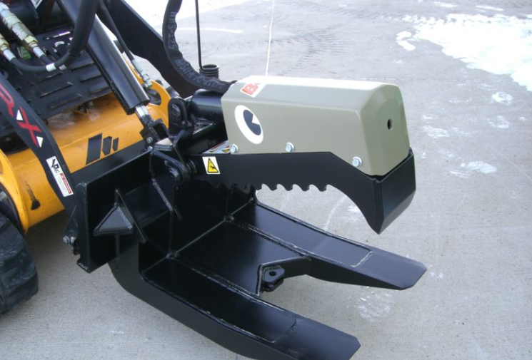 The Mini Beak Skid Steer Attachment - Grapple Bucket Attachment