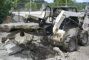 The Mini Beak Skid Steer Attachment - Grapple Bucket Attachment