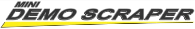 Mini Demo Scraper logo Mini Blue Island Scraper