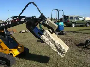 Mini Beak skid steer attachment for demolition and material handling