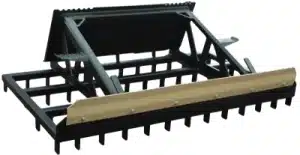 Skid Steer Attachments - Rugged Harrow Rake Leveling attachments