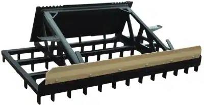 Skid Steer Attachments - Rugged Harrow Rake Leveling attachments